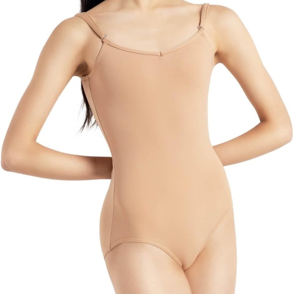 Capezio Womens Nude Body Suit. Size XS